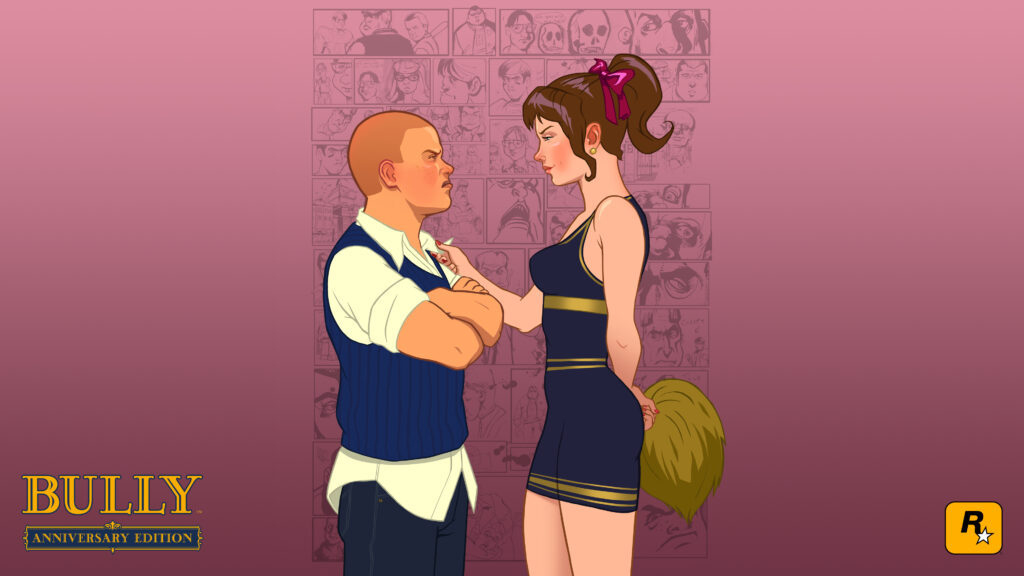 Jimmy Hopkins, protagonista de Bully, em cena do jogo original da Rockstar