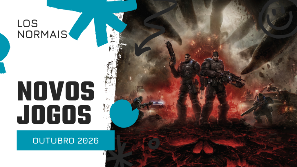 Principais lançamentos de jogos de outubro de 2026, incluindo Gears of War e Call of Duty.