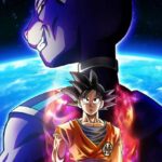 Beerus, o Deus da Destruição, encarando Goku na nova arte oficial de Dragon Ball Super Beerus
