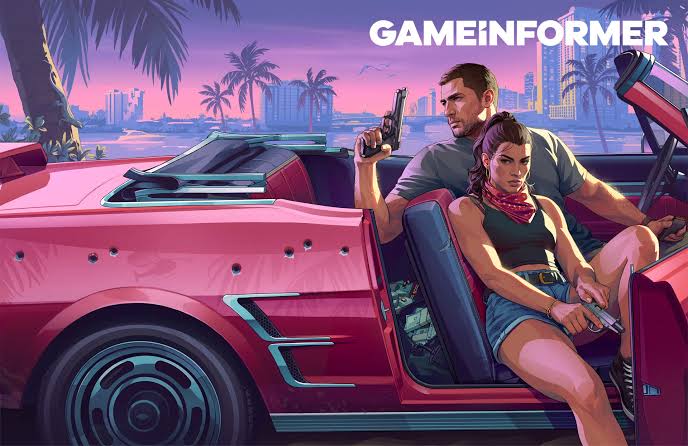Capa da revista Game Informer com a edição especial sobre GTA 6