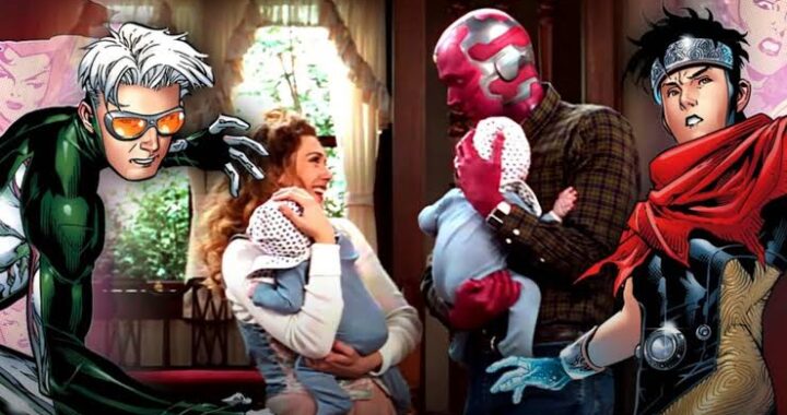 Visão e Tommy Maximoff em cena do trailer de VisionQuest